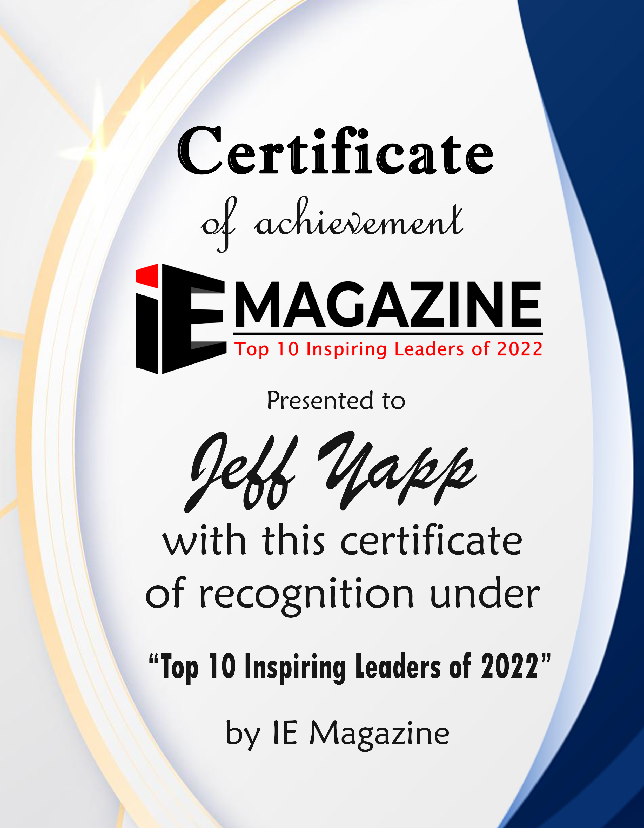 Ehsan Taqbeem, President & CEO of mQrg Certificate