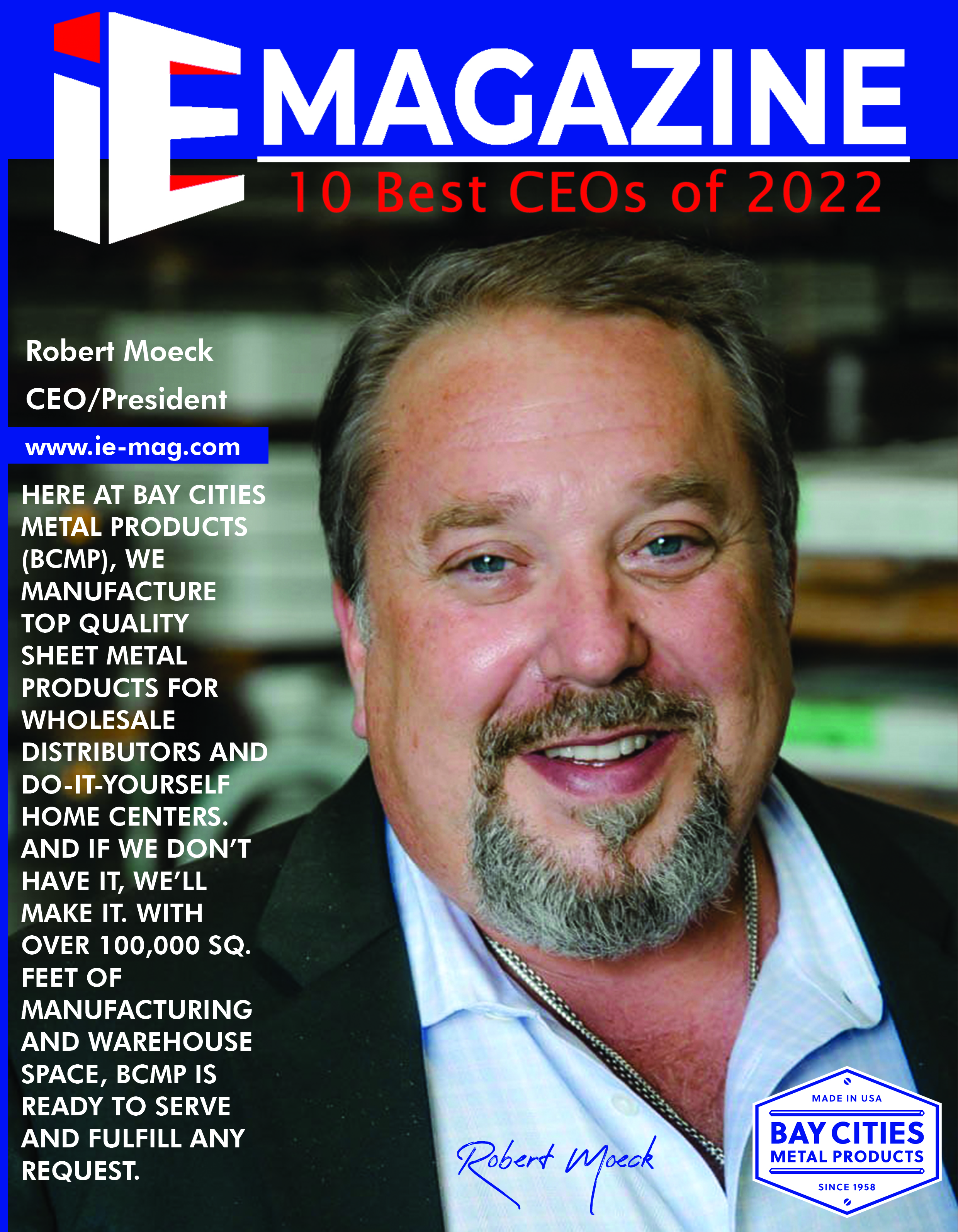 10 Best CEOs of 2022 Magazine