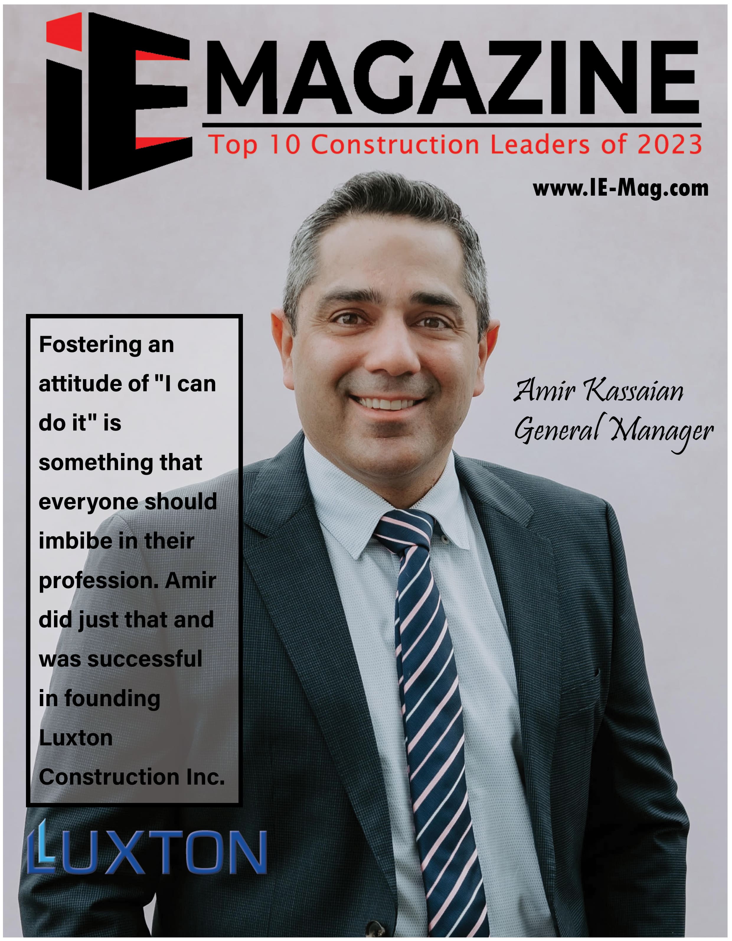 Top 10 Construction Leaders of 2023 Magazine